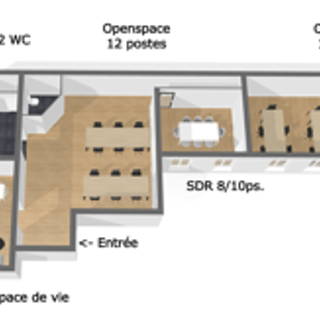 Espace indépendant 165 m² 26 postes Location bureau Rue La Fayette Paris 75010 - photo 9